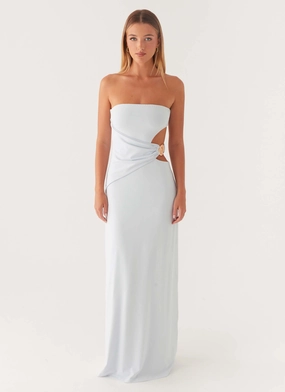 Moment Glow Calm Movement Anetta Maxi Dress - Pale Blue