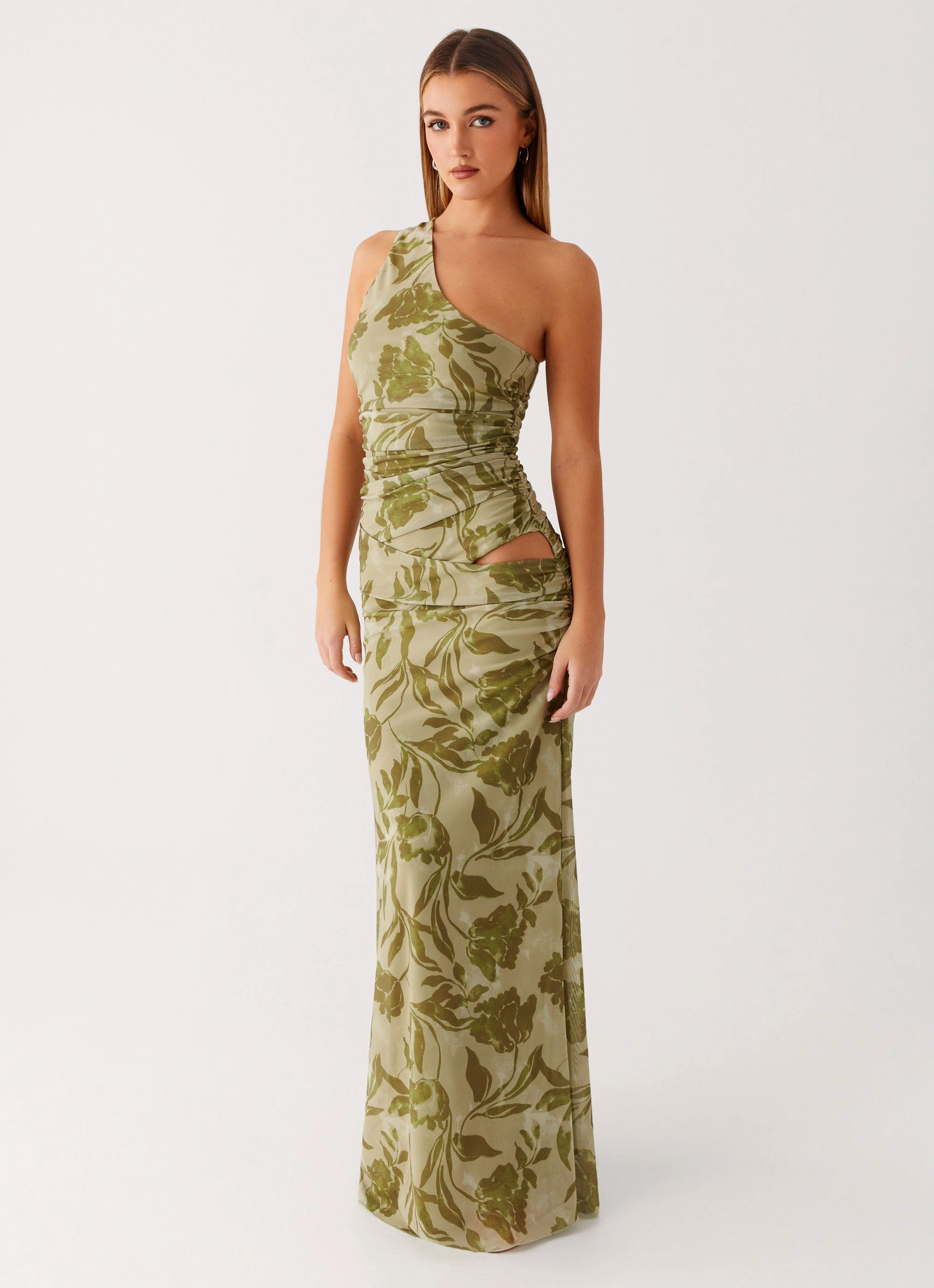 Modern Layering Modern Cut Georgiana Maxi Dress - Jade Fern