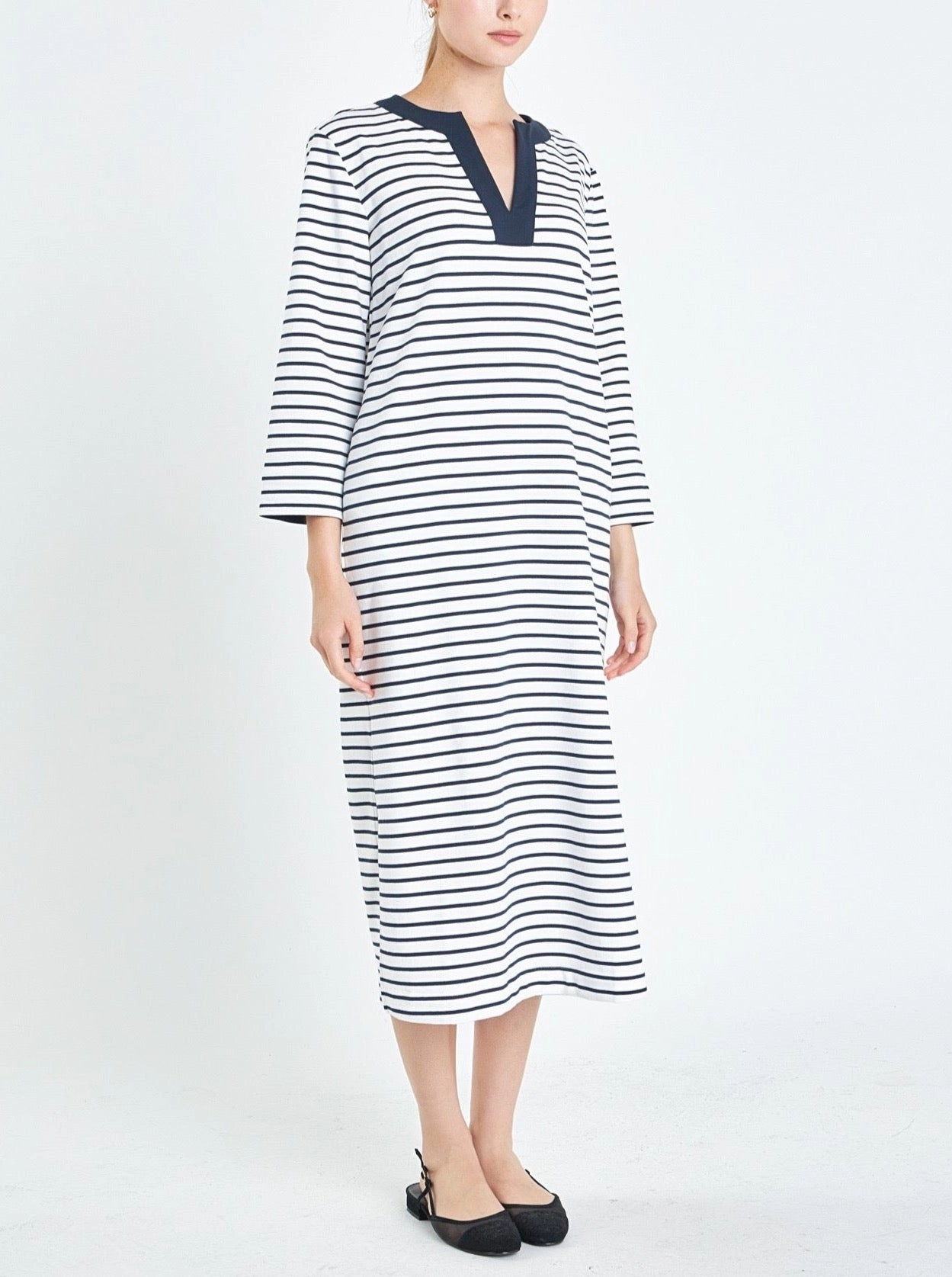 Gretchen Dress Relaxed Layers Smooth Surface