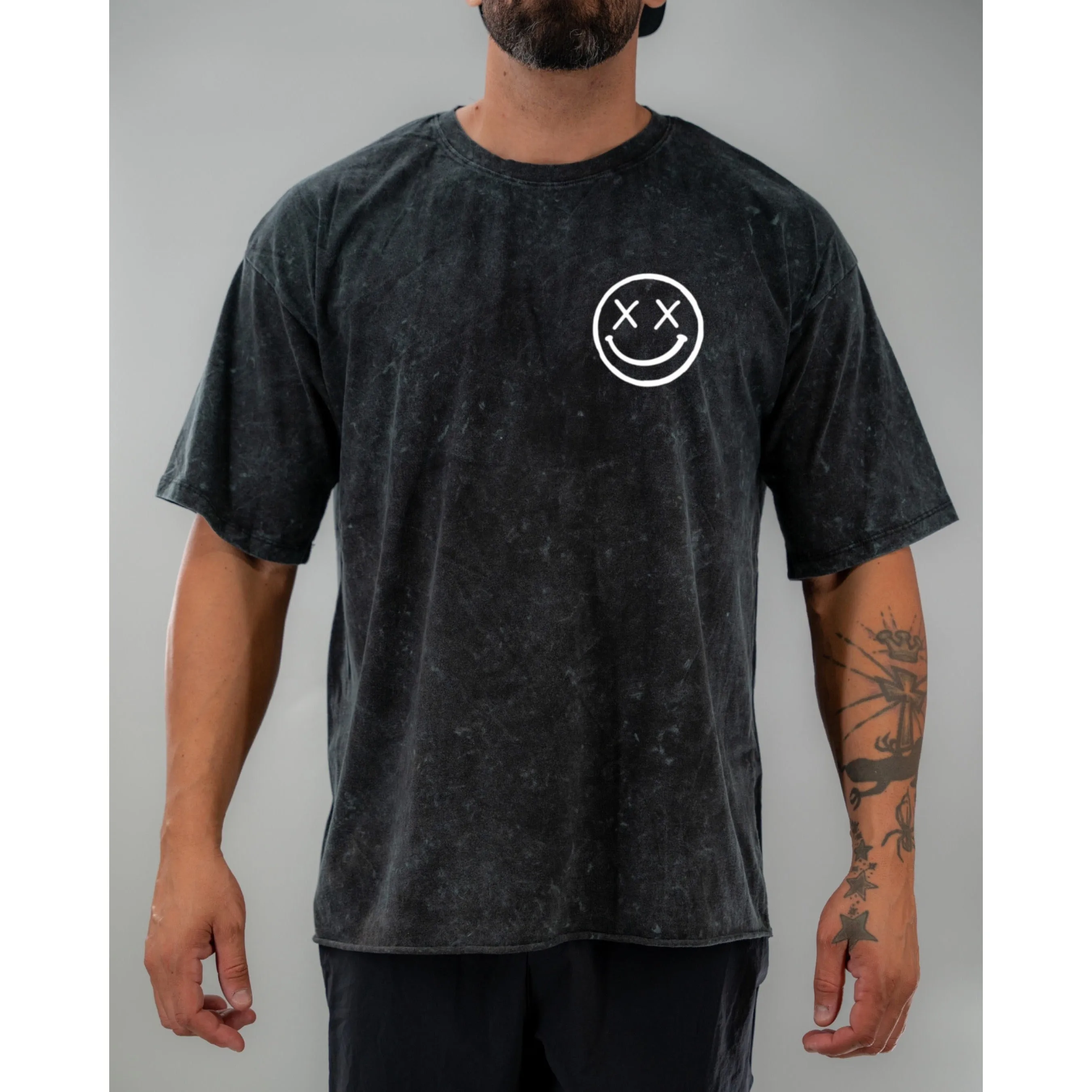 Unisex "OG Smile" Oversized Tall Crew Tee | Basic