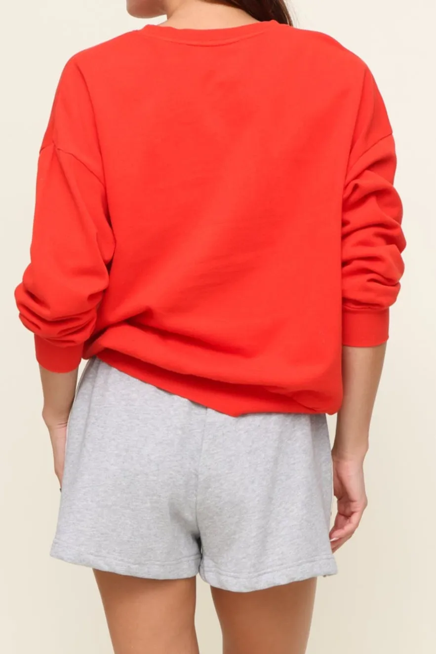 Wrinkle Resistant Usa Sunday Sweatshirt