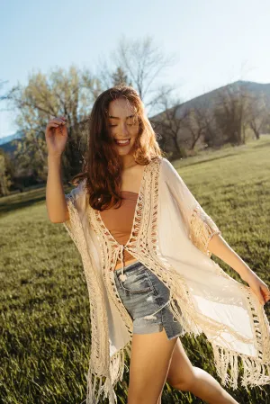 Casual Fit Vacation Mode Kimono