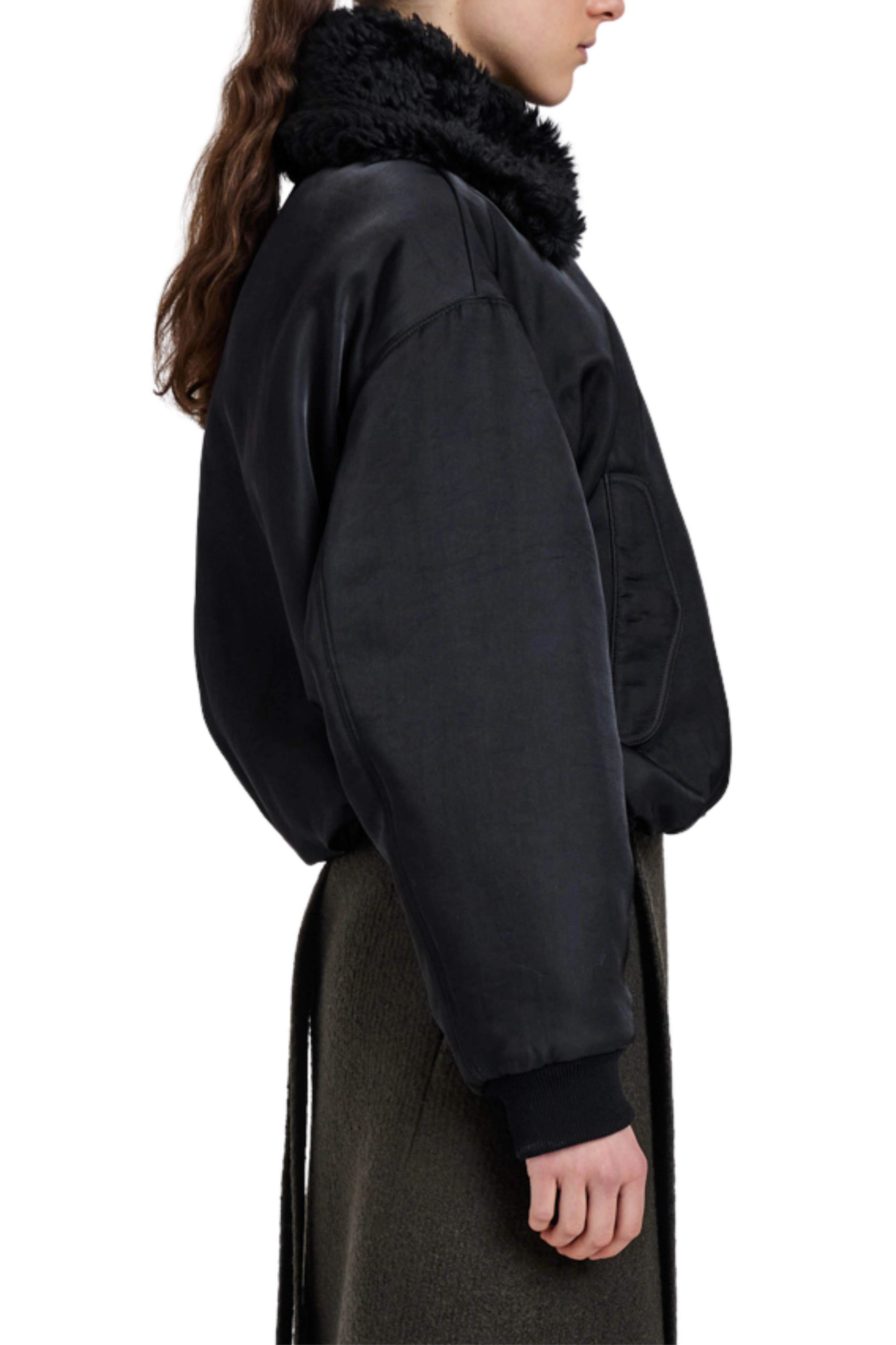 Vadra Jacket in Recycled Nylon Twill Airflow Ventilation System Green Material