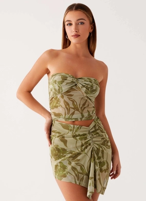 Night wear Bridal-Shower Varona Mini Dress - Jade Fern