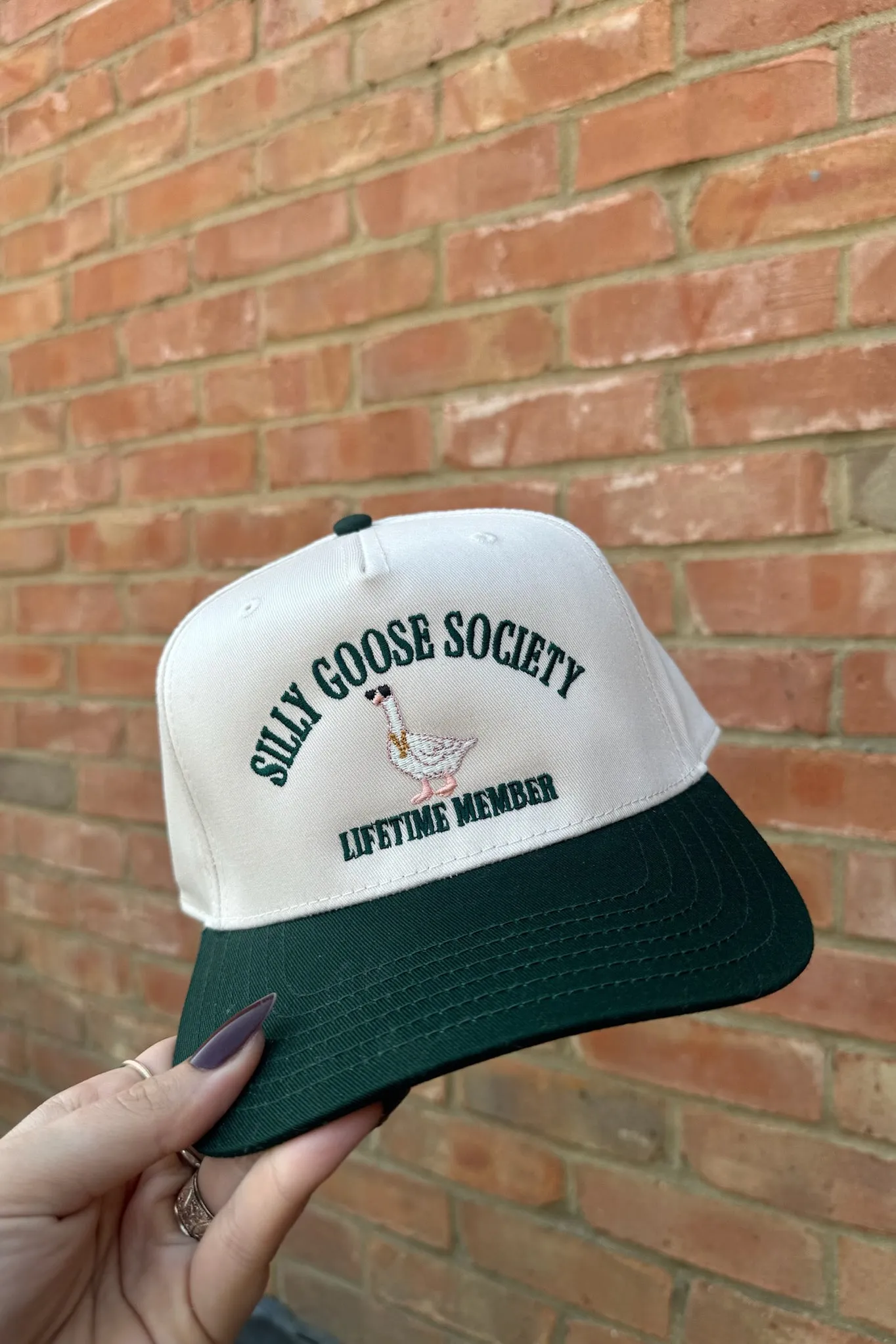 High Collar Protection Design Silly Goose Society Trucker Hat