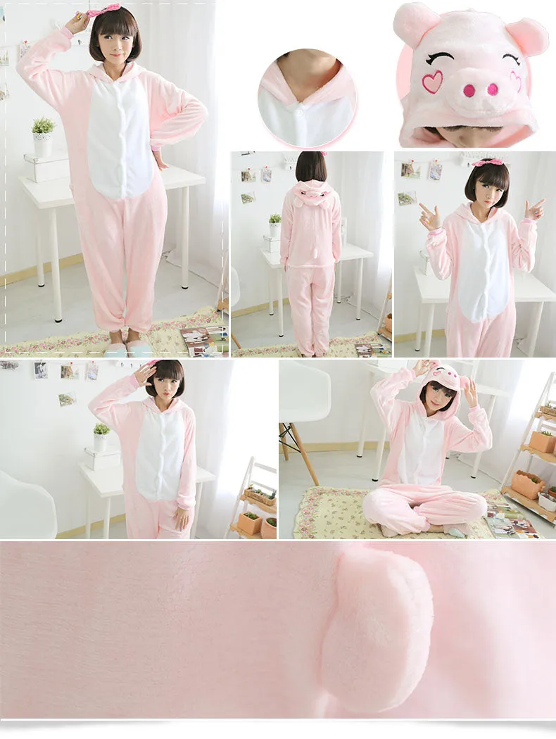 VenusFox Pink Unicorn Pajamas Sets