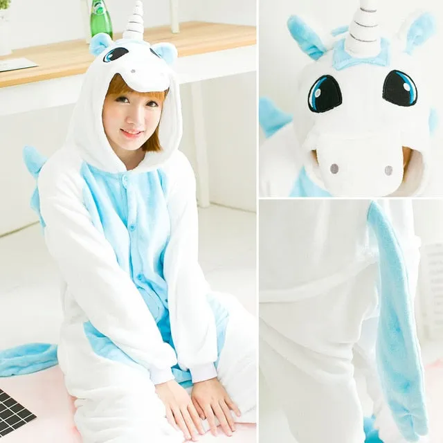 VenusFox Pink Unicorn Pajamas Sets