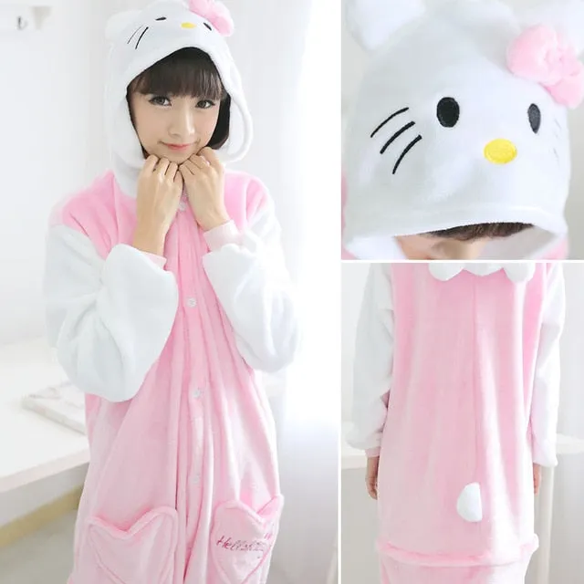 VenusFox Pink Unicorn Pajamas Sets