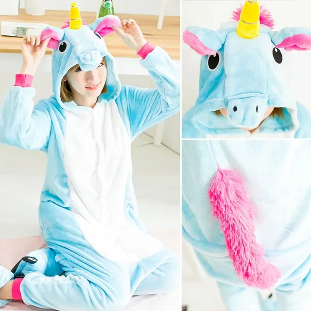 VenusFox Pink Unicorn Pajamas Sets