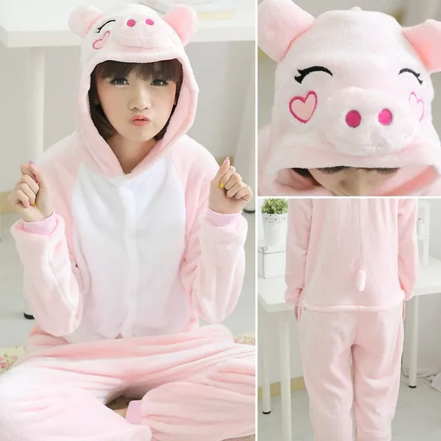 VenusFox Pink Unicorn Pajamas Sets