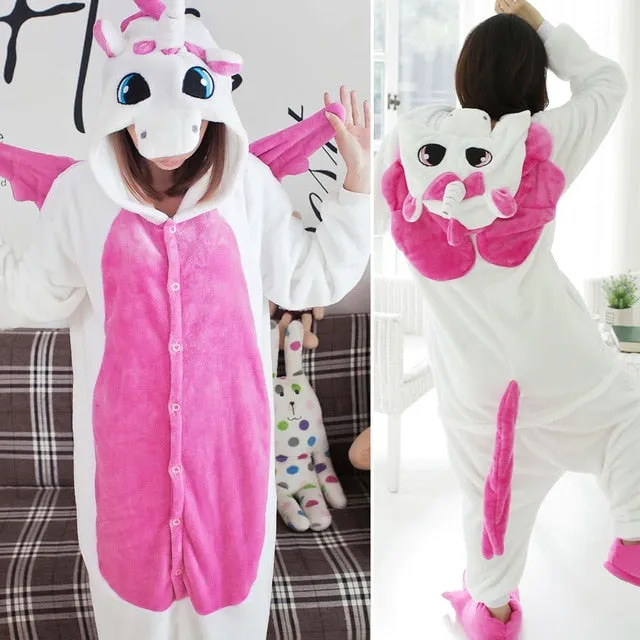 VenusFox Pink Unicorn Pajamas Sets