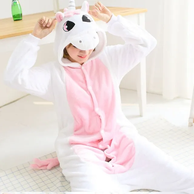 VenusFox Pink Unicorn Pajamas Sets