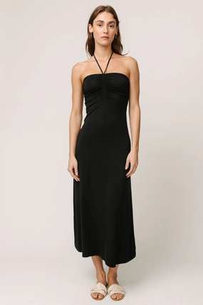 Elegant Motion Cheval Midi Dress