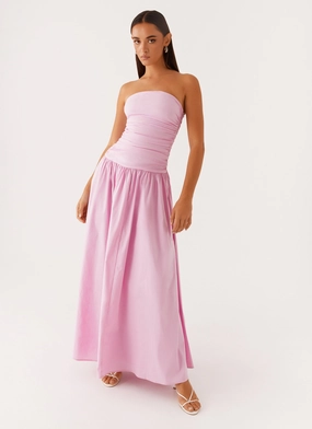 Carmel Maxi Dress - Pink Lux Look