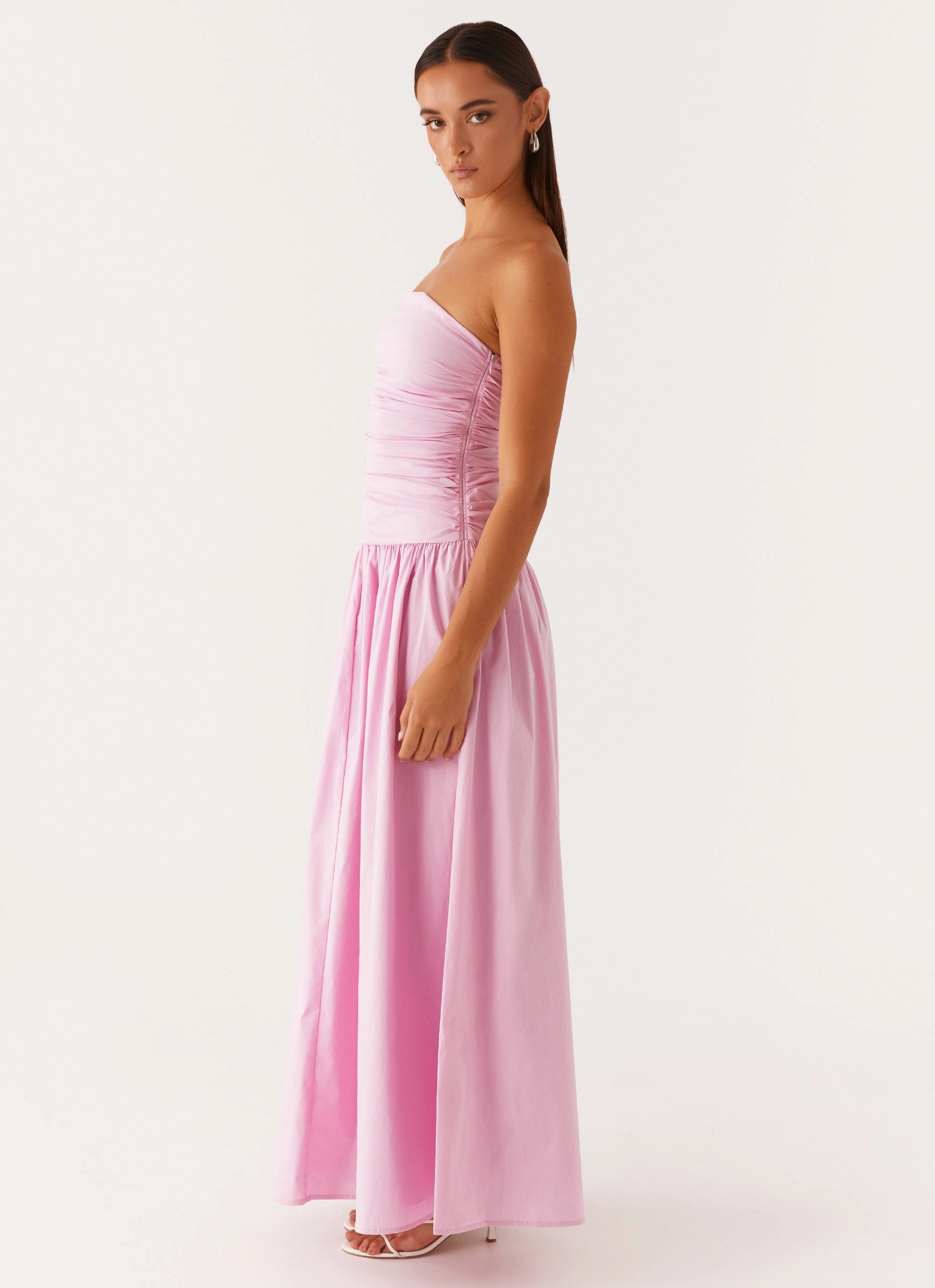 Ready Anytime Carmel Maxi Dress - Pink
