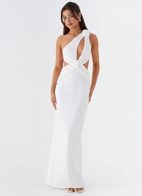 Lovesome Rosa Maxi Dress - White Dance Night Happy Scent