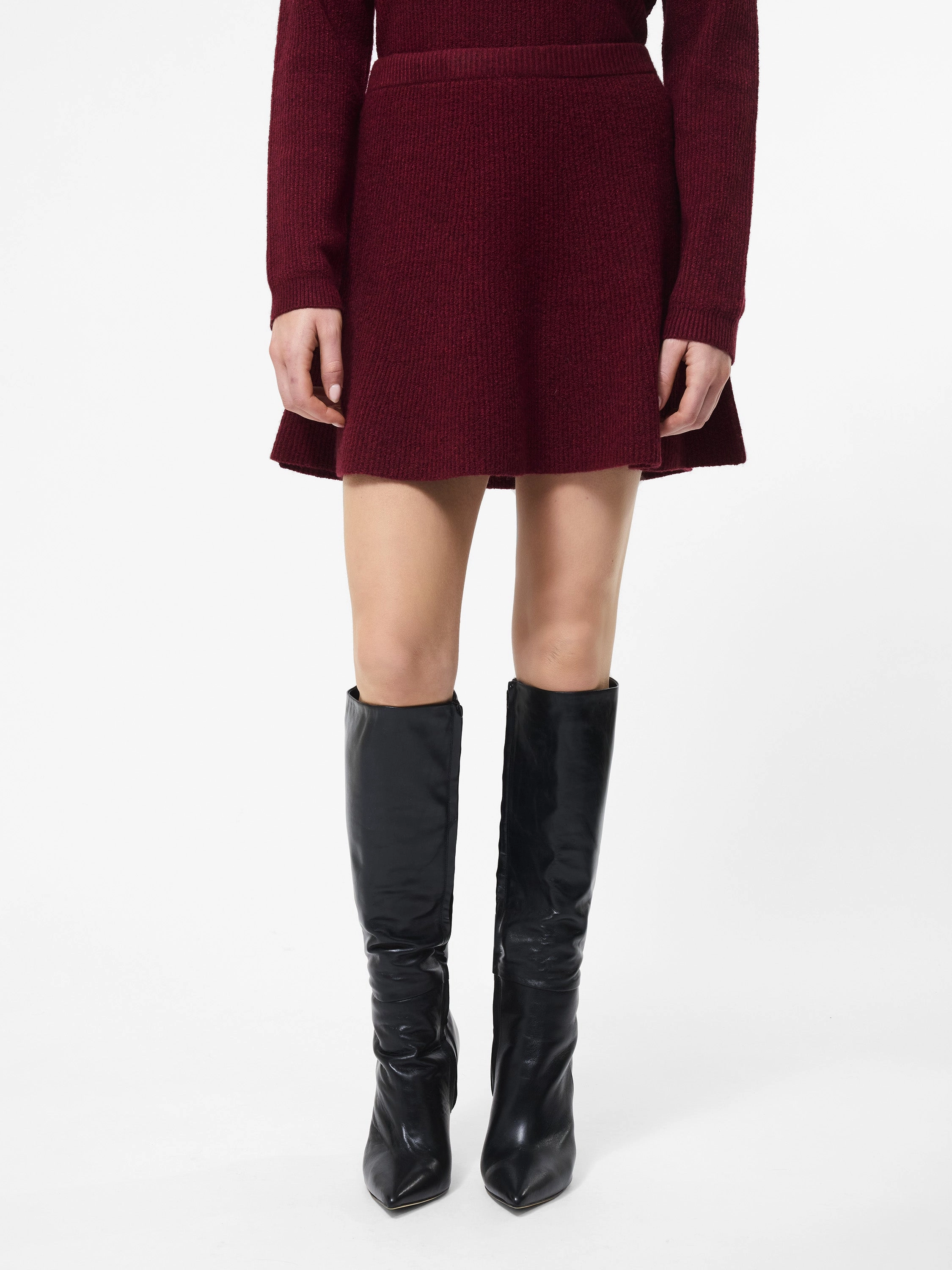 Vhari Knit Mini Skirt Wardrobe Basics Chill Feel