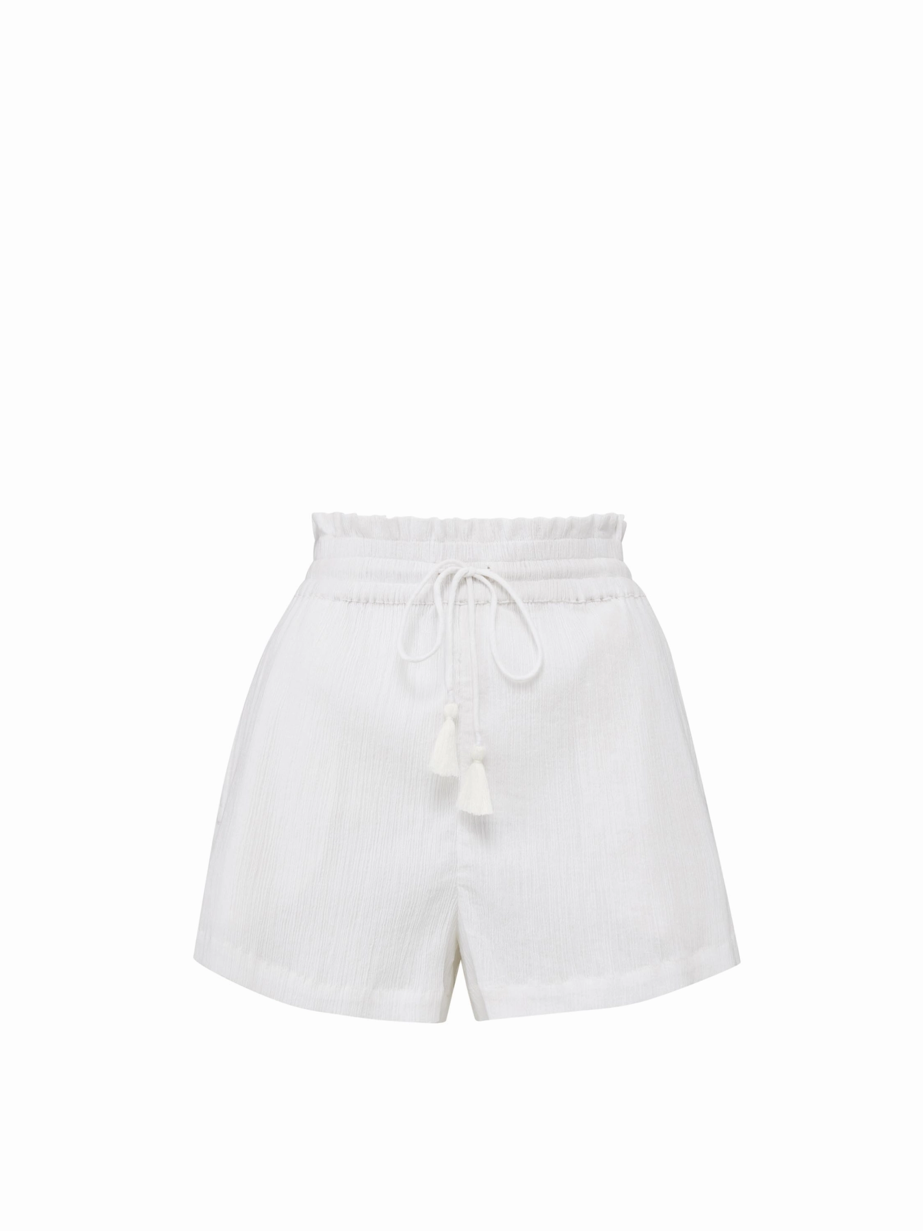 Breathable Comfort Design Vicki Shorts In Fresh White