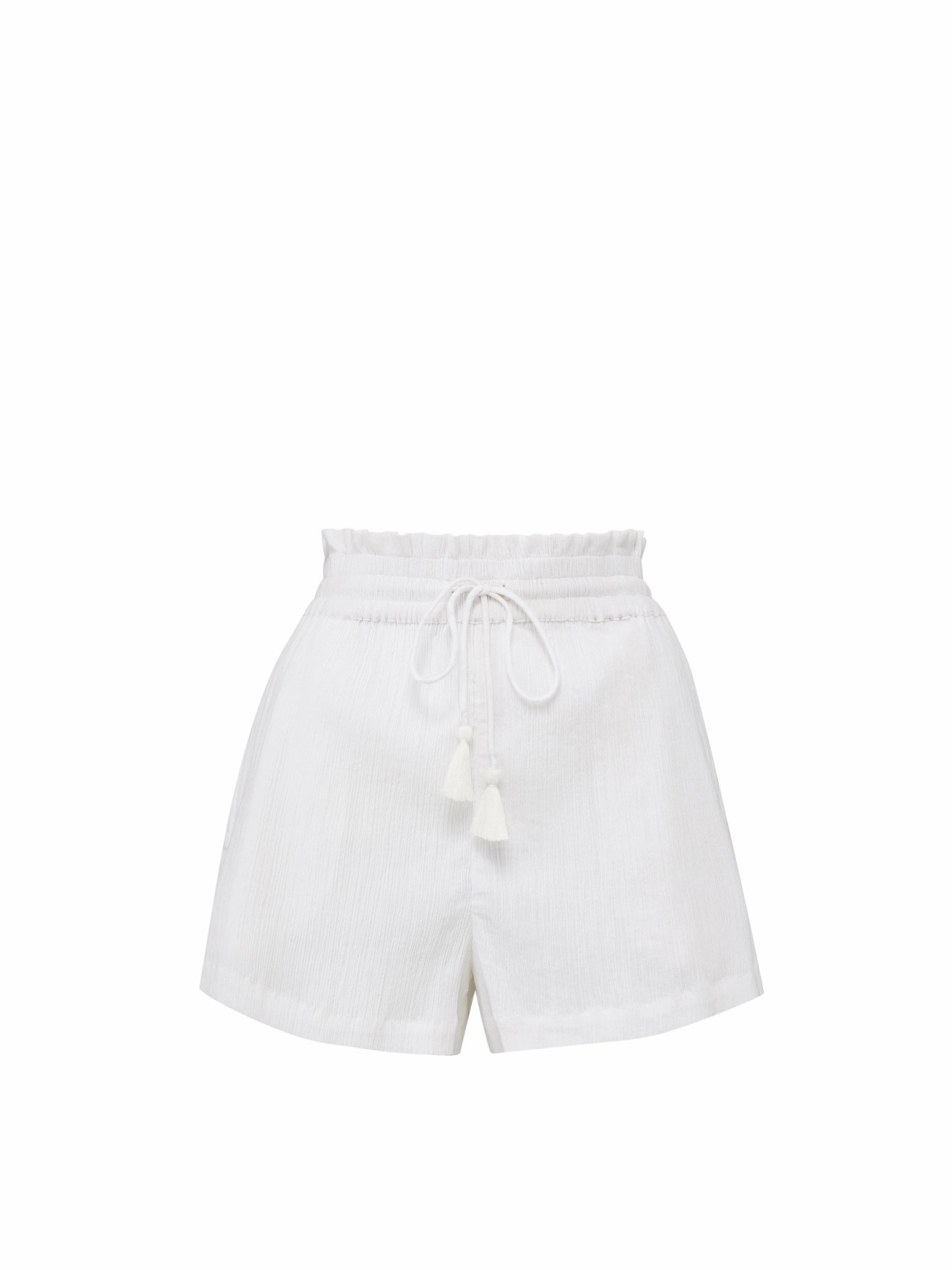 Sporty Comfort Wear Vicki Shorts In Fresh White