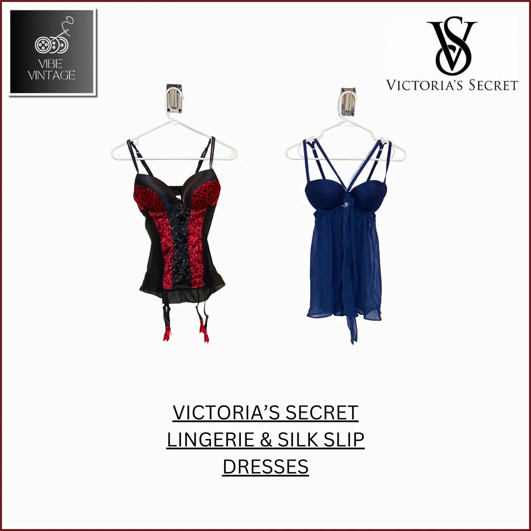 VICTORIA'S SECRET LINGERIE & SILK SLIP DRESSES (BUNDLE 2) - 20 PCS