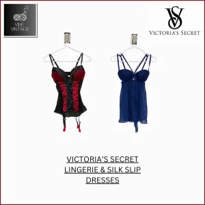 VICTORIA'S SECRET LINGERIE & SILK SLIP DRESSES (BUNDLE 2) - 20 PCS