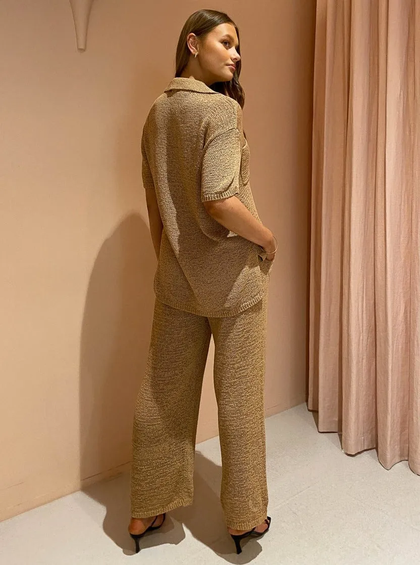 Viktoria & Woods Tournament Pant in Brown Sugar