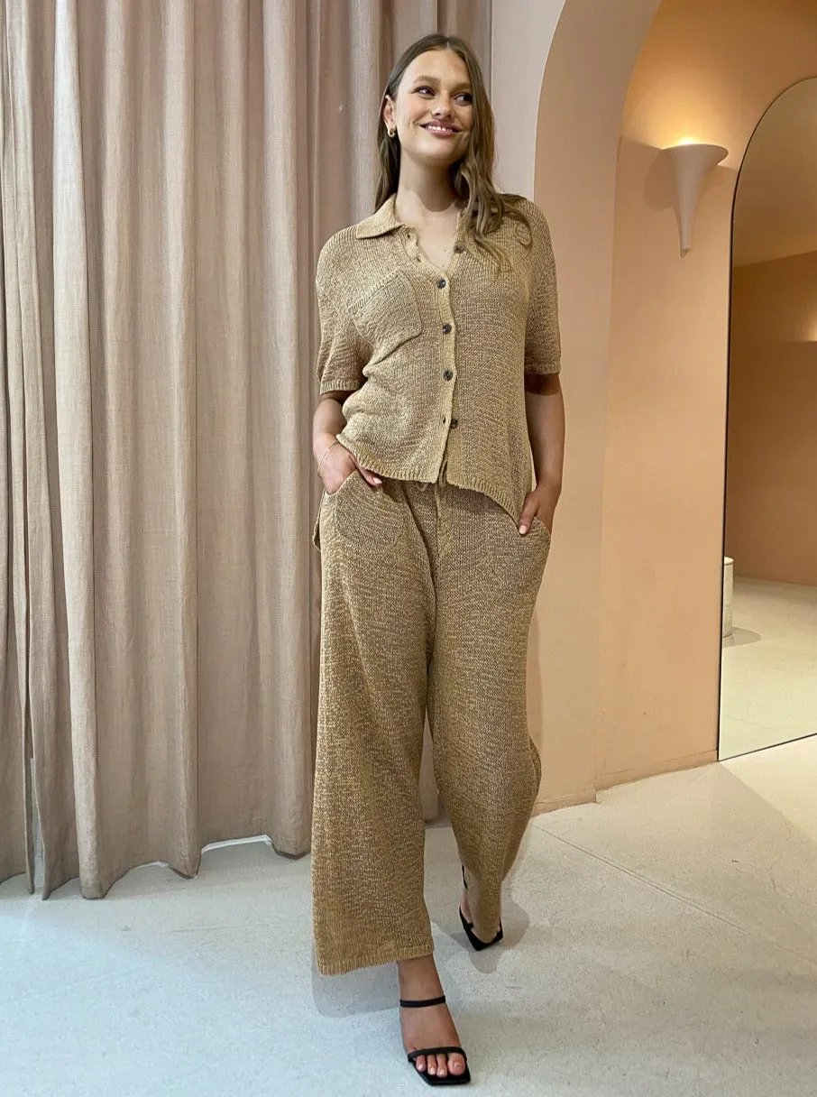 Viktoria & Woods Tournament Pant in Brown Sugar