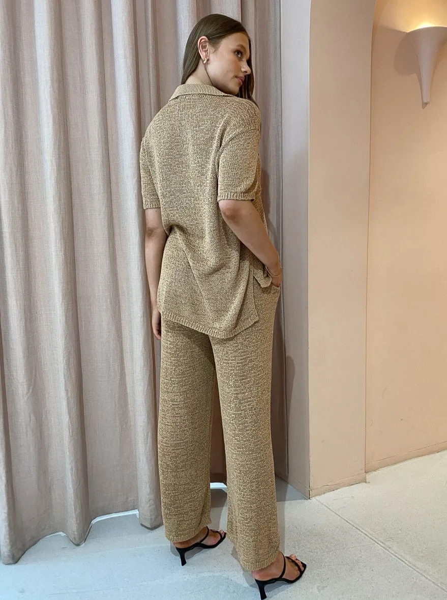 Viktoria & Woods Tournament Pant in Brown Sugar