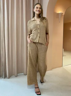 Viktoria & Woods Tournament Pant in Brown Sugar