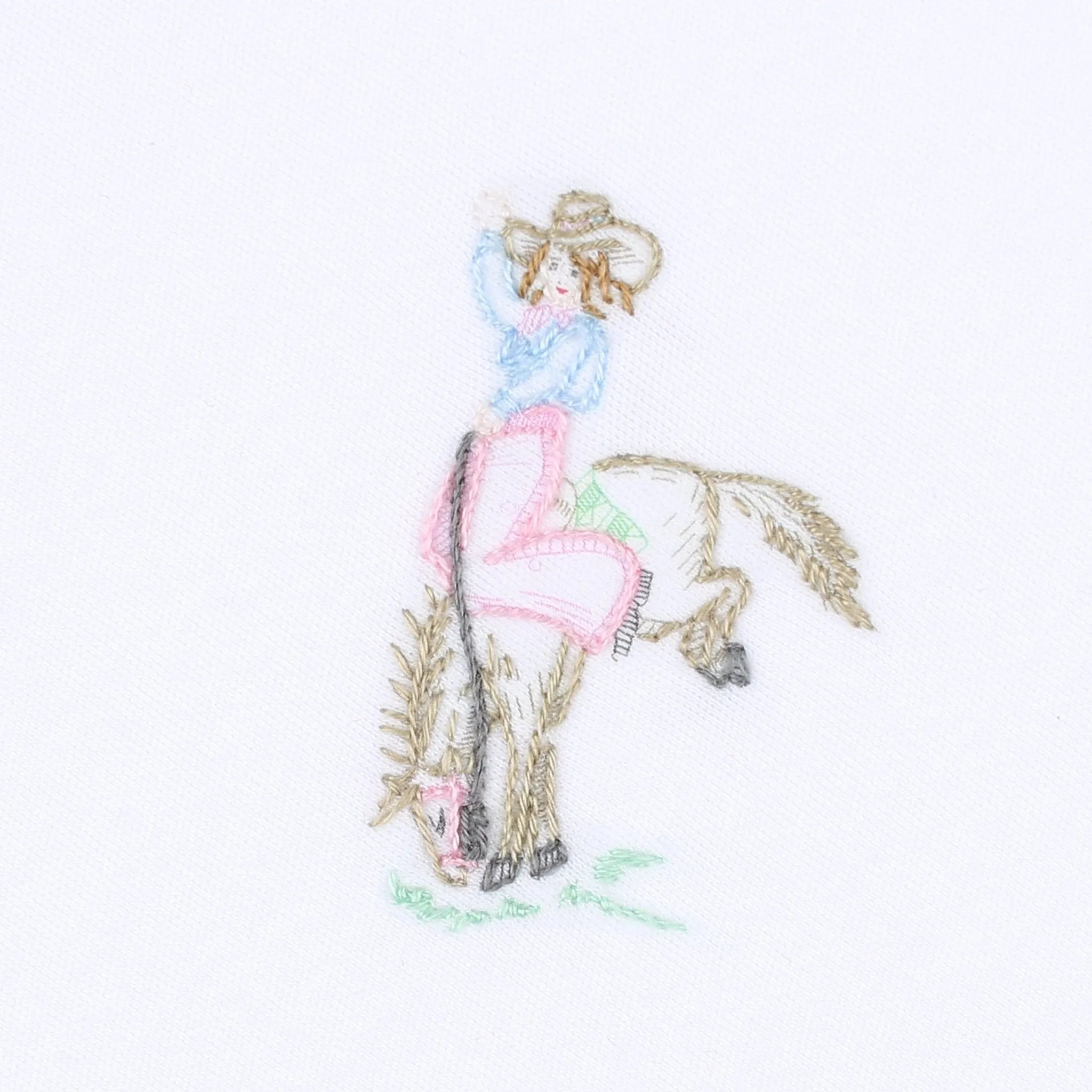 Vintage Cowgirl Ruffle Long Pajamas