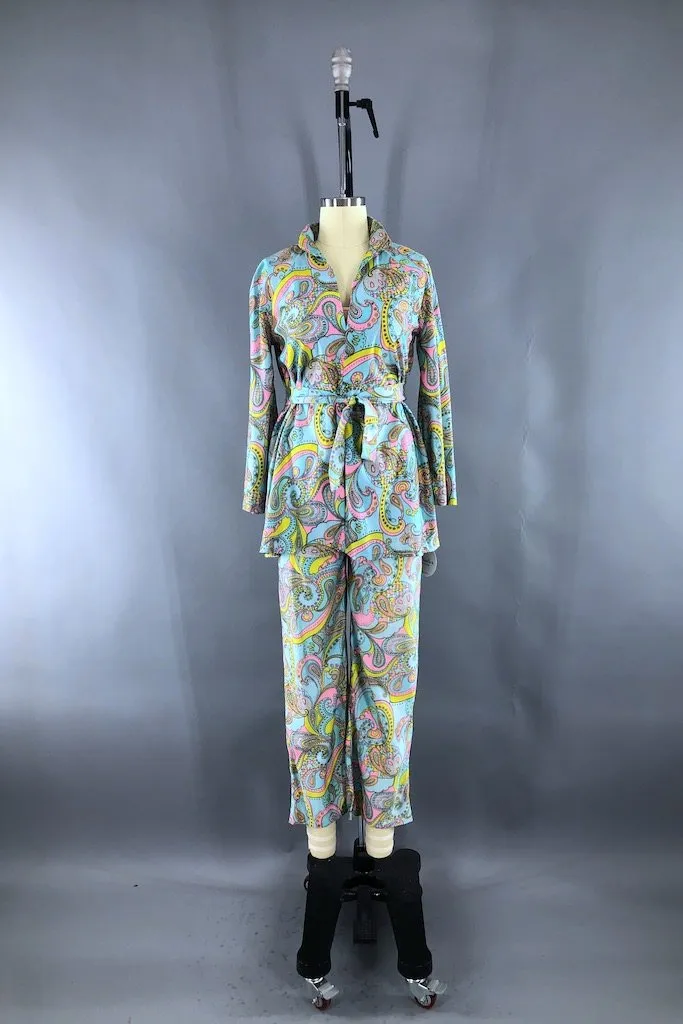 Vintage Mod Print Lounge Set