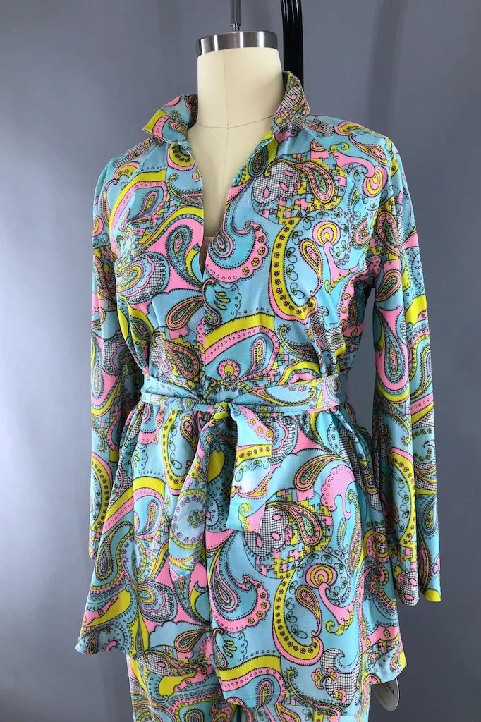Vintage Mod Print Lounge Set