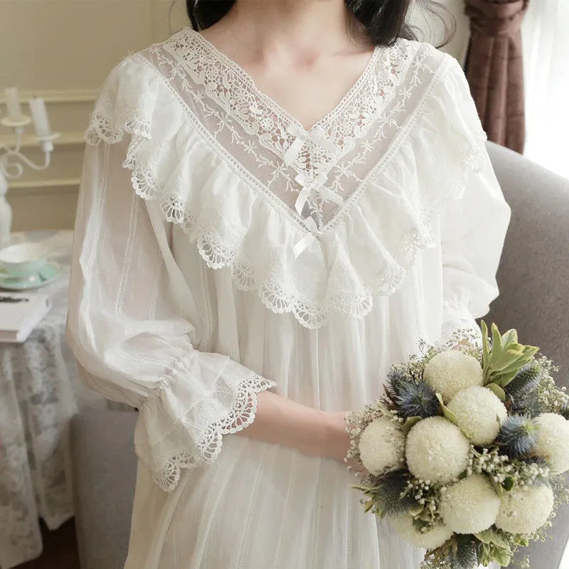 Vintage Victorian Cotton Nightgown