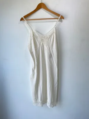 Vintage White Lacey Slip