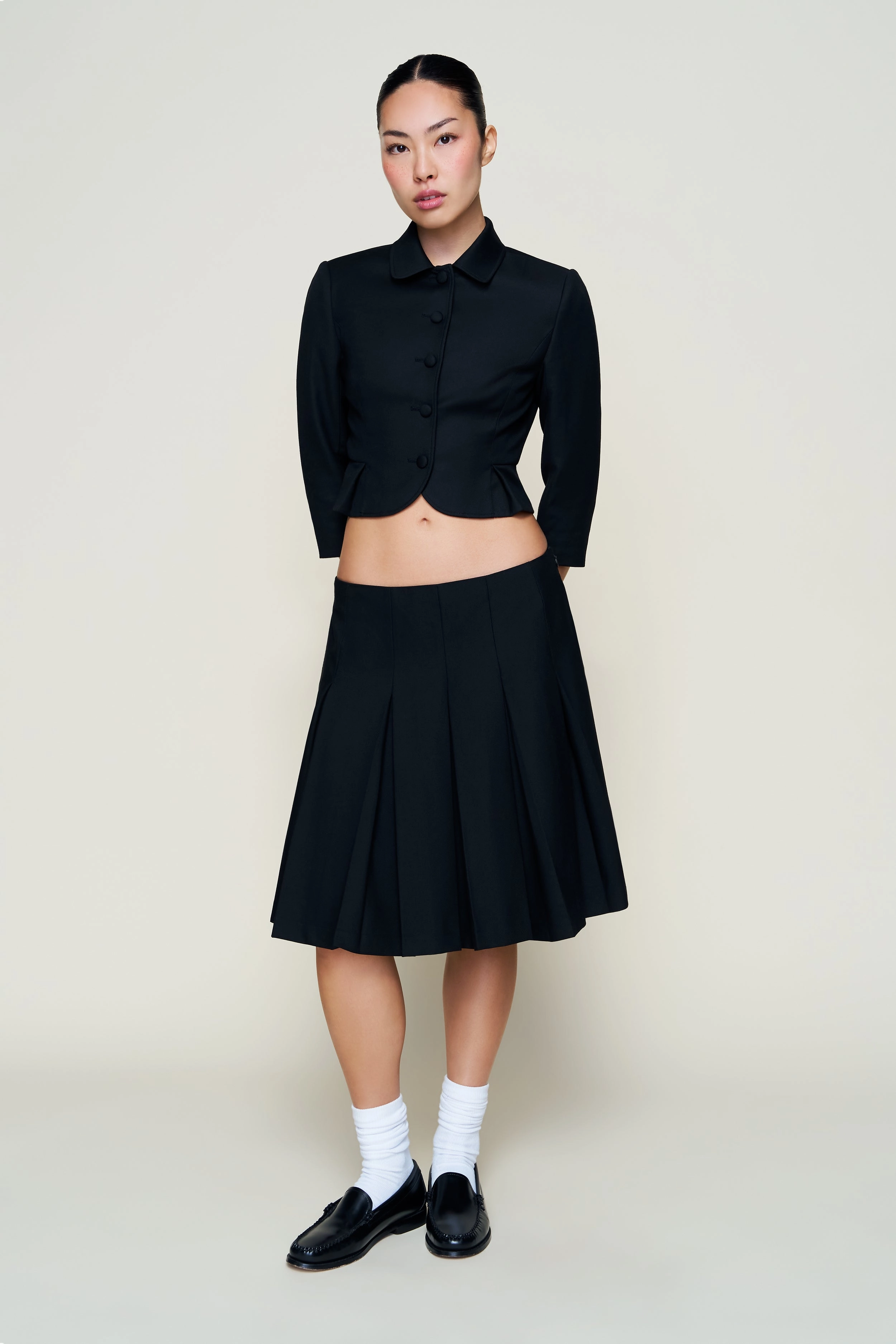 Non Irritating Texture Maelie Low Rise Skirt