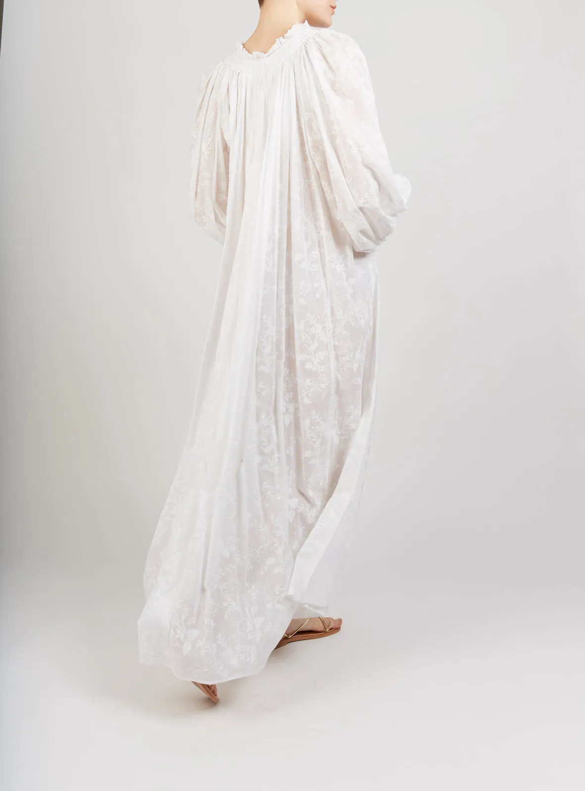 Vladia Dress - Chintz - White