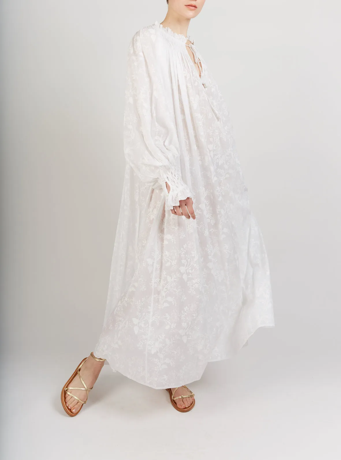 Vladia Dress - Chintz - White