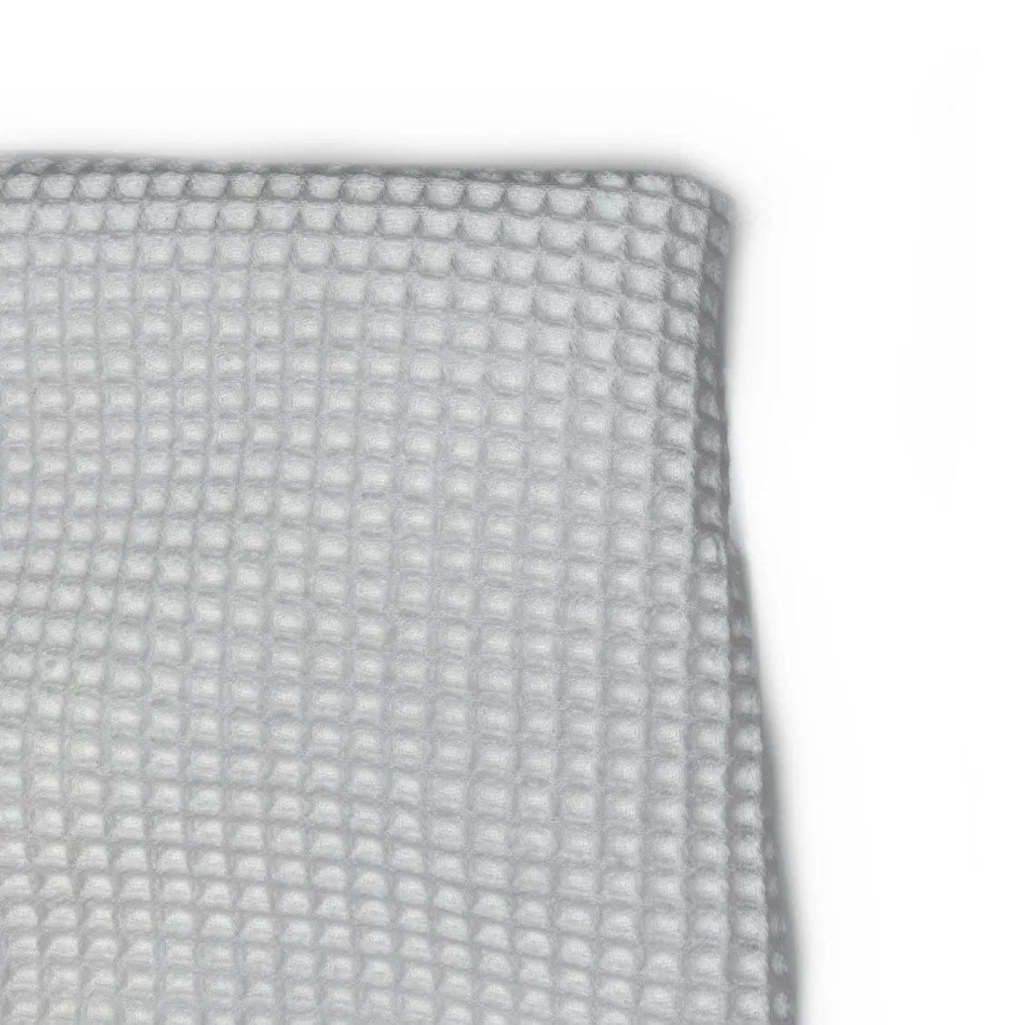 Waffle Weave Cotton - Unwashed - 44” - Grey