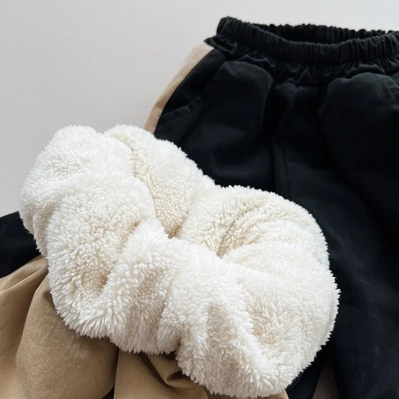 Warm Winter Color-Block Harem Pants
