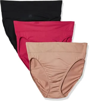 Warner's Women's Allover Breathable Hi-Cut Panty