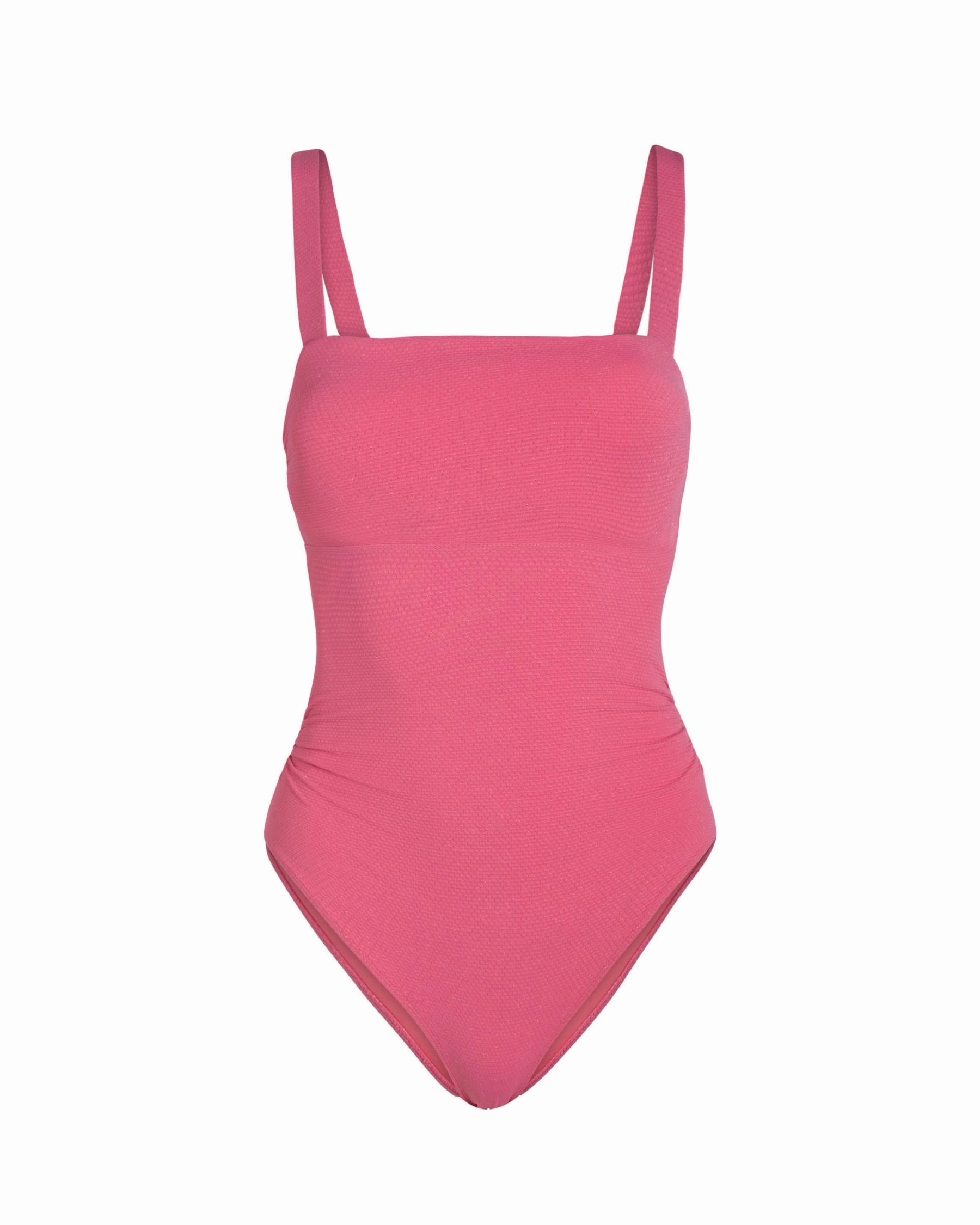 Jori One Piece In Hibiscus Metallic Anti Pilling Surface Fitness