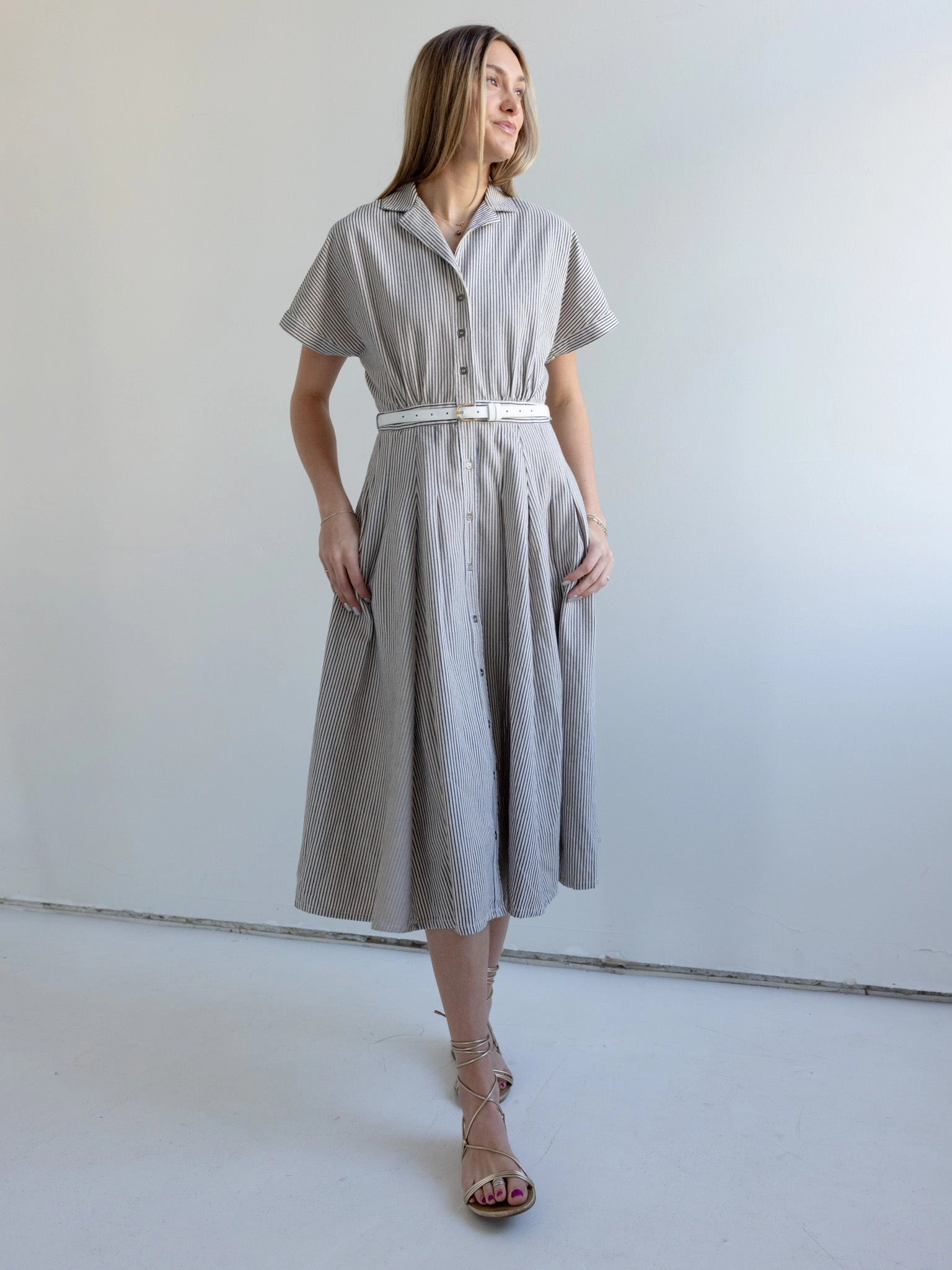 Chic Style Wear Balanced Fit Waverley Stripe Dress