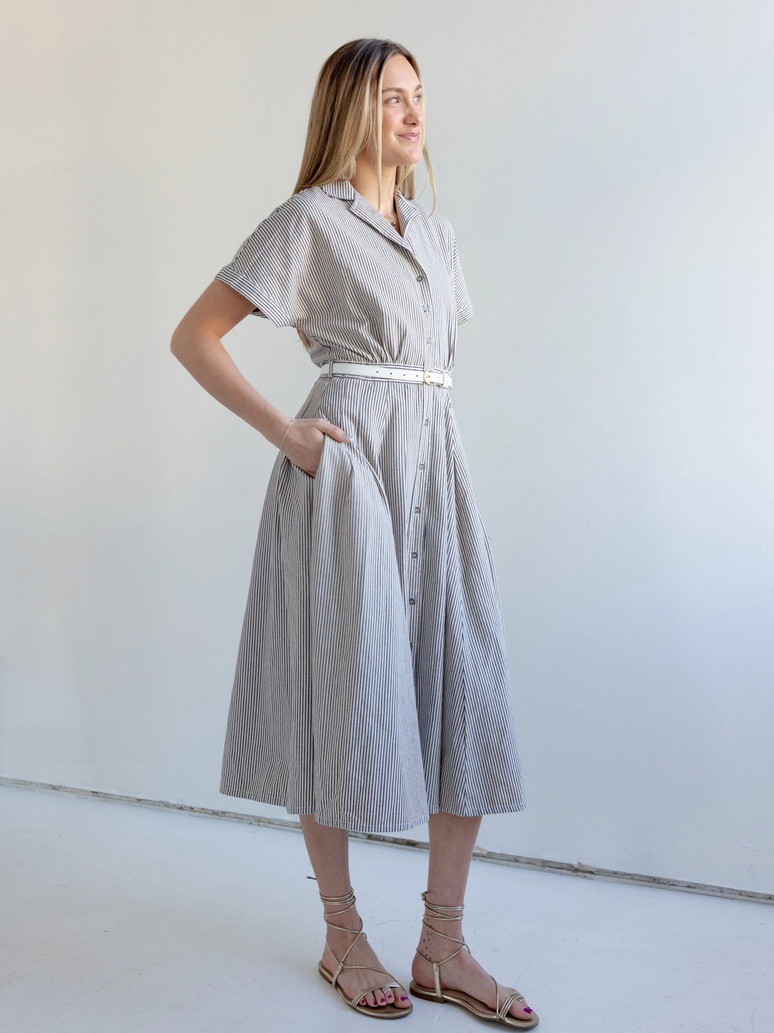 Waverley Stripe Dress Chic boho dress Urban Classic