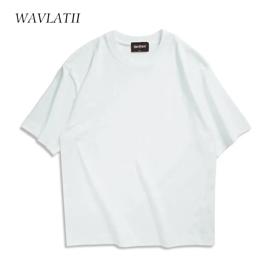 WAVLATII Oversized Summer T Shirts for Women Men Cool Casual Tops