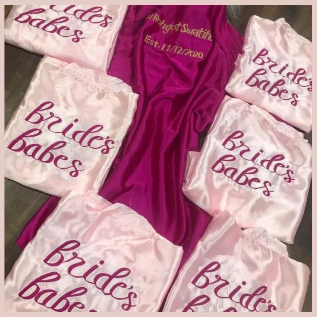 Wedding Ready - Satin Robe Sets (set of 6)