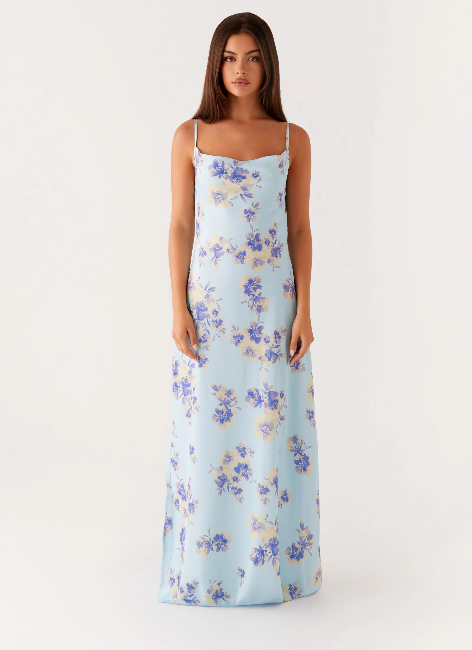 All Day Look Liana Cowl Maxi Dress - Print