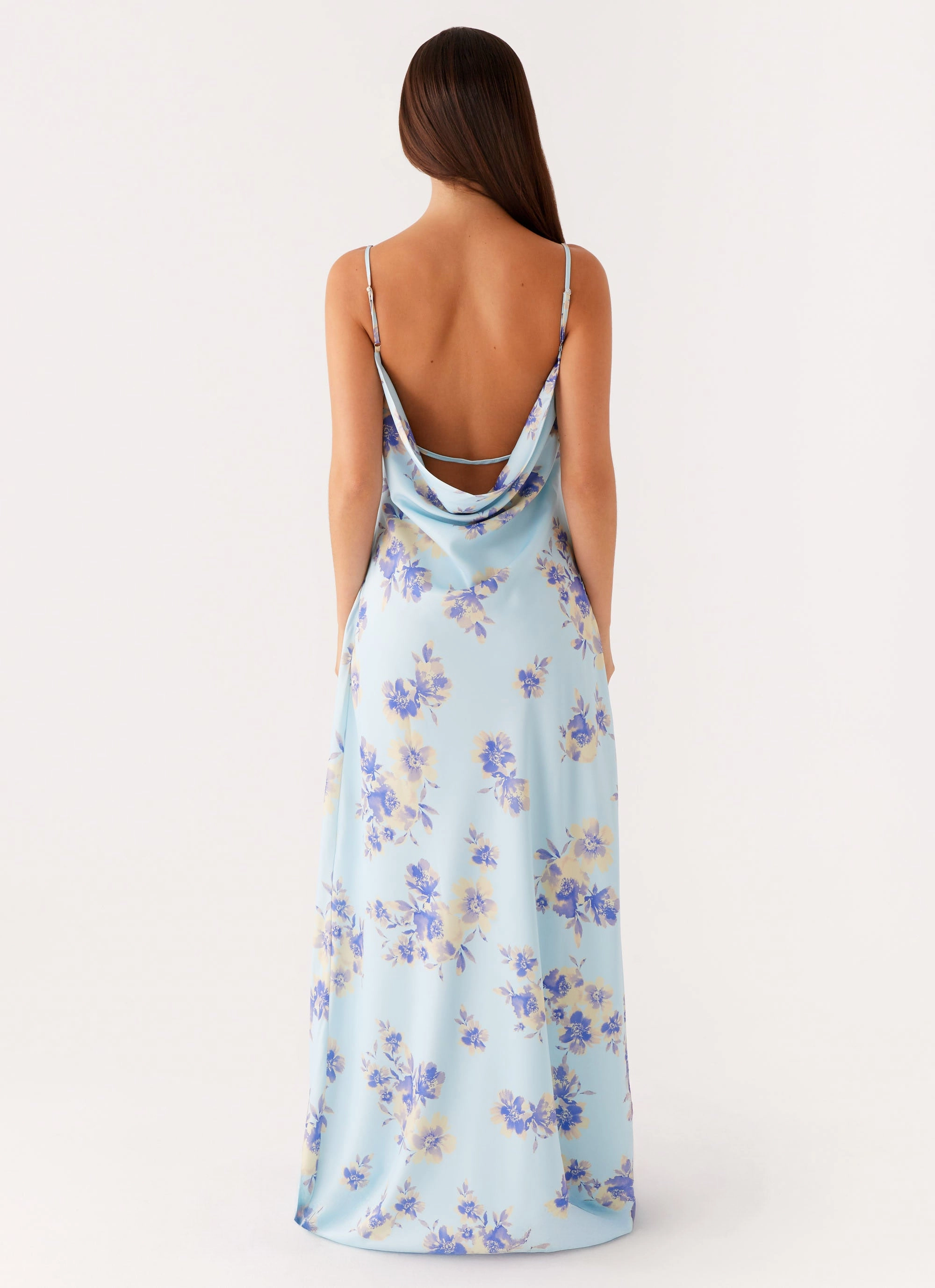 Farm Air Liana Cowl Maxi Dress - Print