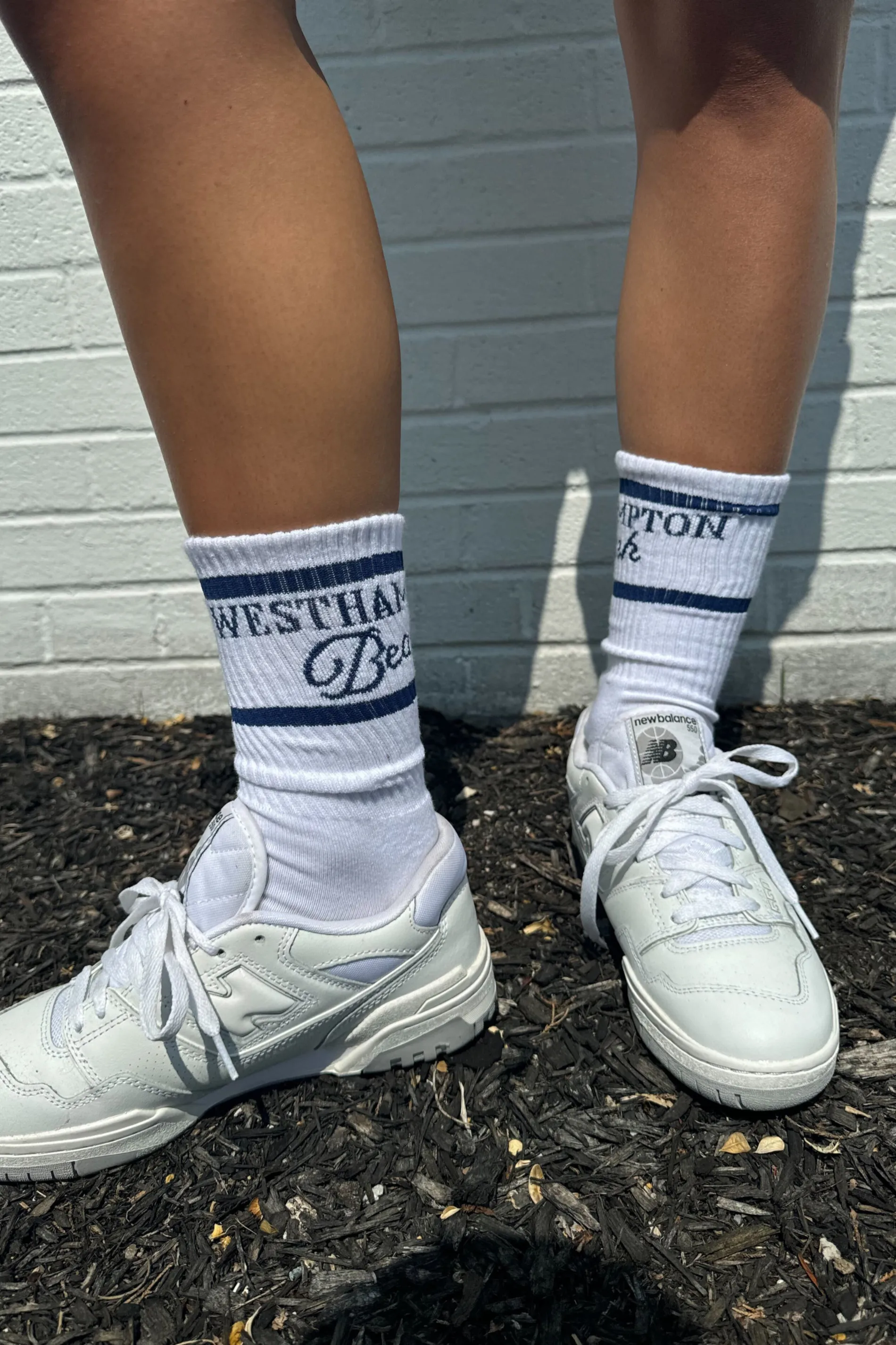 SnagResistant Elastic Edge Binding Westhampton Beach Unisex Calf Sock