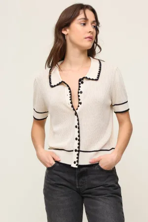 BreathableMaterial Reinforced Elbow Patches Whimsical Whipstitch Sweater