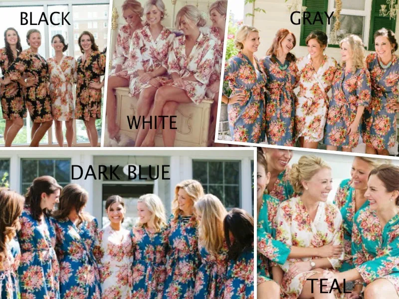 White Bridesmaids Robes